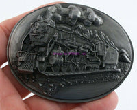 Load image into Gallery viewer, 1988 4-6-4 Steam Belt Buckle - Siskiyou Buckle Co - Very Nice! - Dave's Hobby Shop by W5SWL
