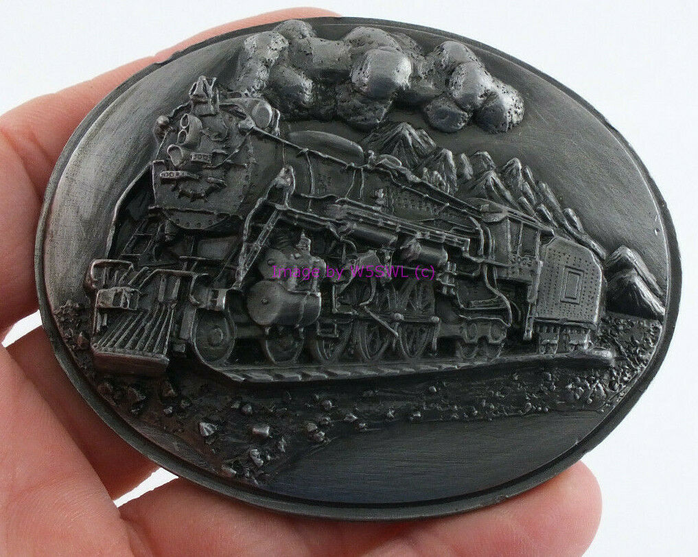 1988 4-6-4 Steam Belt Buckle - Siskiyou Buckle Co - Very Nice! - Dave's Hobby Shop by W5SWL