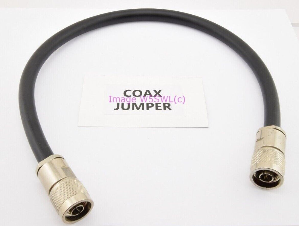 RG214 19" N Male to N Male RF Coaxial Patch Cable Jumper - Dave's Hobby Shop by W5SWL