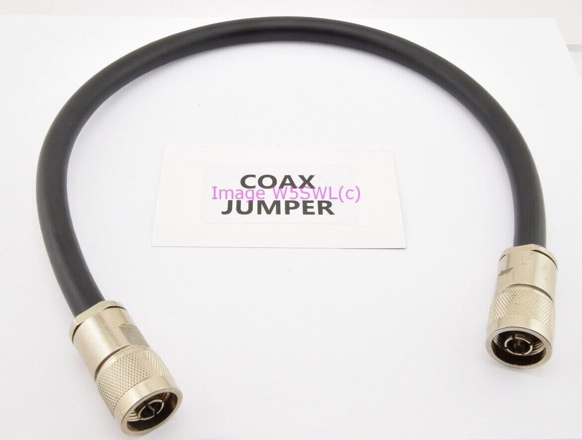 RG214 19" N Male to N Male RF Coaxial Patch Cable Jumper - Dave's Hobby Shop by W5SWL