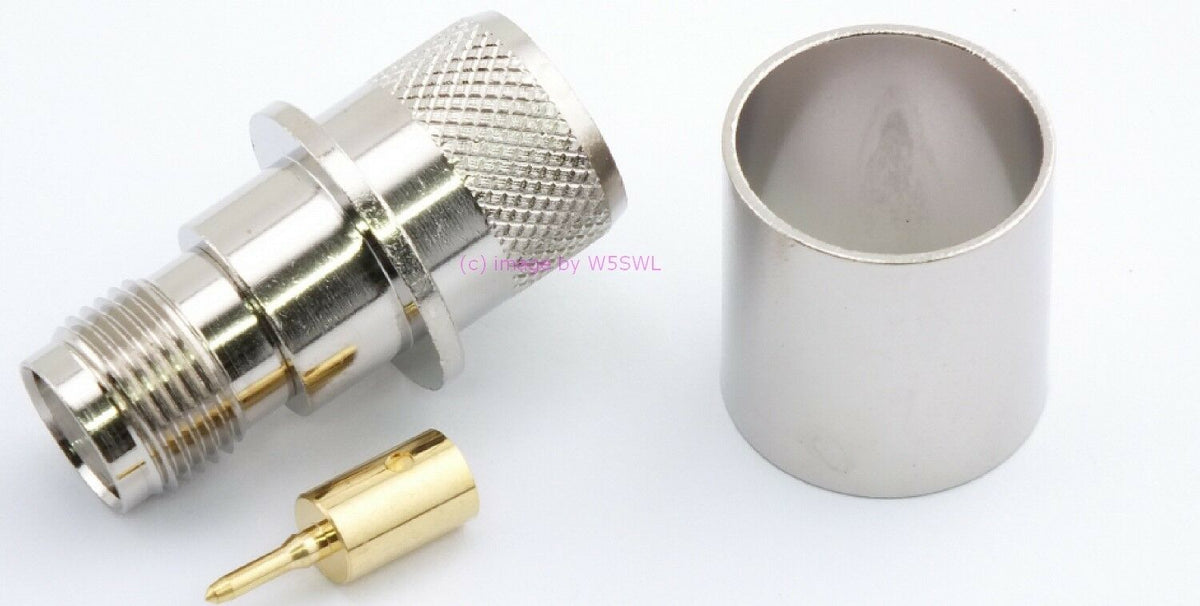 W5SWL TNC Reverse Polarity Female Coax Connector Crimp LMR-600 - Dave's Hobby Shop by W5SWL