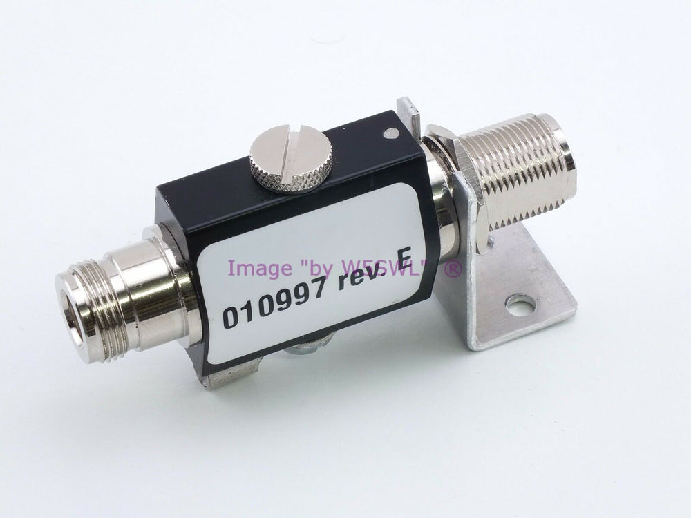 HF to 2.4 GHz or More Wireless Surge Lightning Arrester N Female - Dave's Hobby Shop by W5SWL