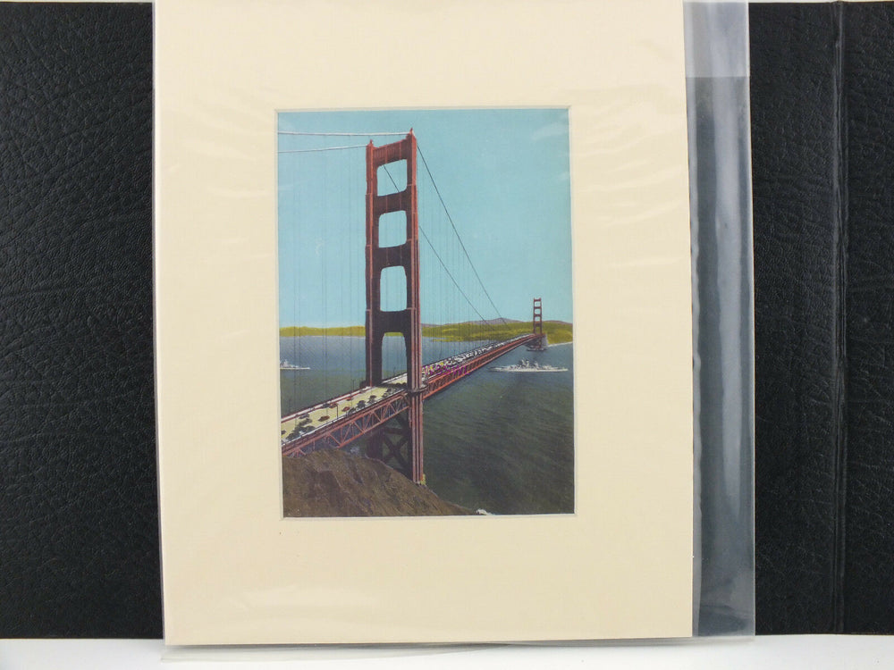 Golden Gate Bridge San Francisco California Matted Picture - Dave's Hobby Shop by W5SWL