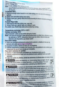 Load image into Gallery viewer, Ideal 1/2&quot; x 4&quot; Heat Shrink Tubing Pack of 3pcs (Diameter Range 1/2&quot; to 1/4&quot;) - Dave&#39;s Hobby Shop by W5SWL
