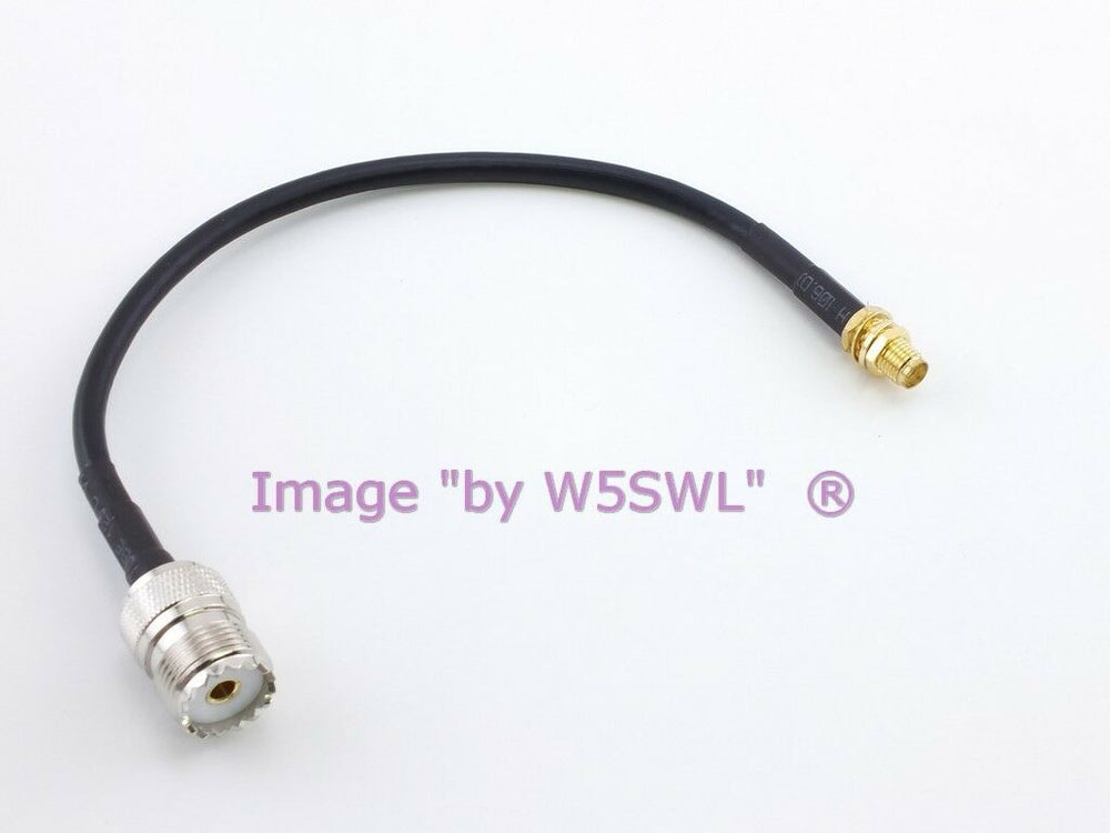 Wouxun BaoFeng China Walkie Talkie HT 8" RG-58 Antenna Cable - Dave's Hobby Shop by W5SWL