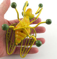 Load image into Gallery viewer, Unique Painted Metal Praying Mantis Decorative Room Accent Display NEW - Dave&#39;s Hobby Shop by W5SWL
