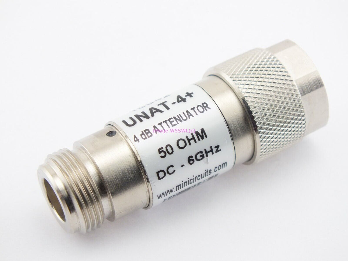 Mini-Circuits UNAT-4+ 4dB RF Attenuator N Connectors DC-6GHz NOS - Dave's Hobby Shop by W5SWL