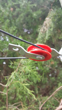 Load image into Gallery viewer, 1-3/4&quot; Pulley Ham Radio Dipole Inverted Vee Loop Longwire End Fed Antenna - Dave&#39;s Hobby Shop by W5SWL
