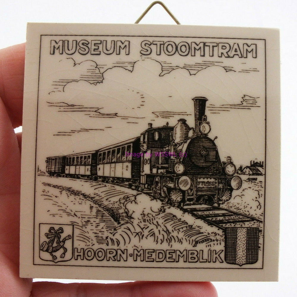 Museum Stoomtram Hoorn-Medemblik Nehterlands Plaque Vintage and Rare - Dave's Hobby Shop by W5SWL