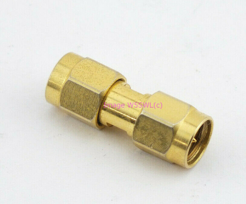 SMA Male to SMA Male Coax Connector Adapter (bin42) - Dave's Hobby Shop by W5SWL