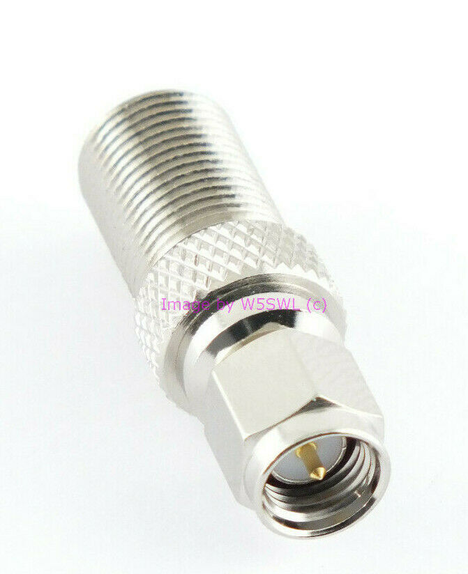 W5SWL SMA Male to Type F TV Cable Female Coax Connector Adapter - Dave's Hobby Shop by W5SWL