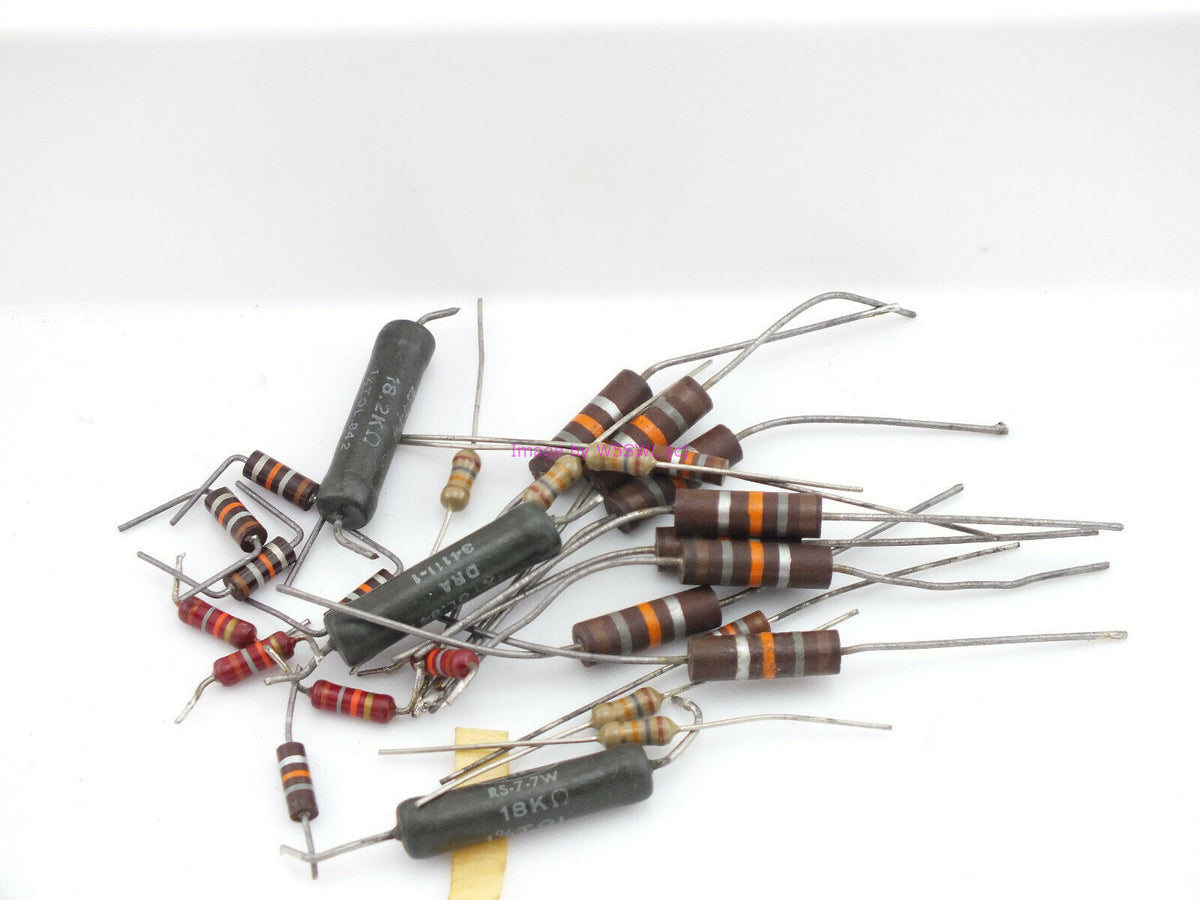 18K Ohm Resistor Lot From a Ham Estate - Dave's Hobby Shop by W5SWL
