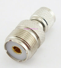 Load image into Gallery viewer, Workman 40-7610 Mini-UHF Male to UHF Female Coax Connector Adapter - Dave&#39;s Hobby Shop by W5SWL
