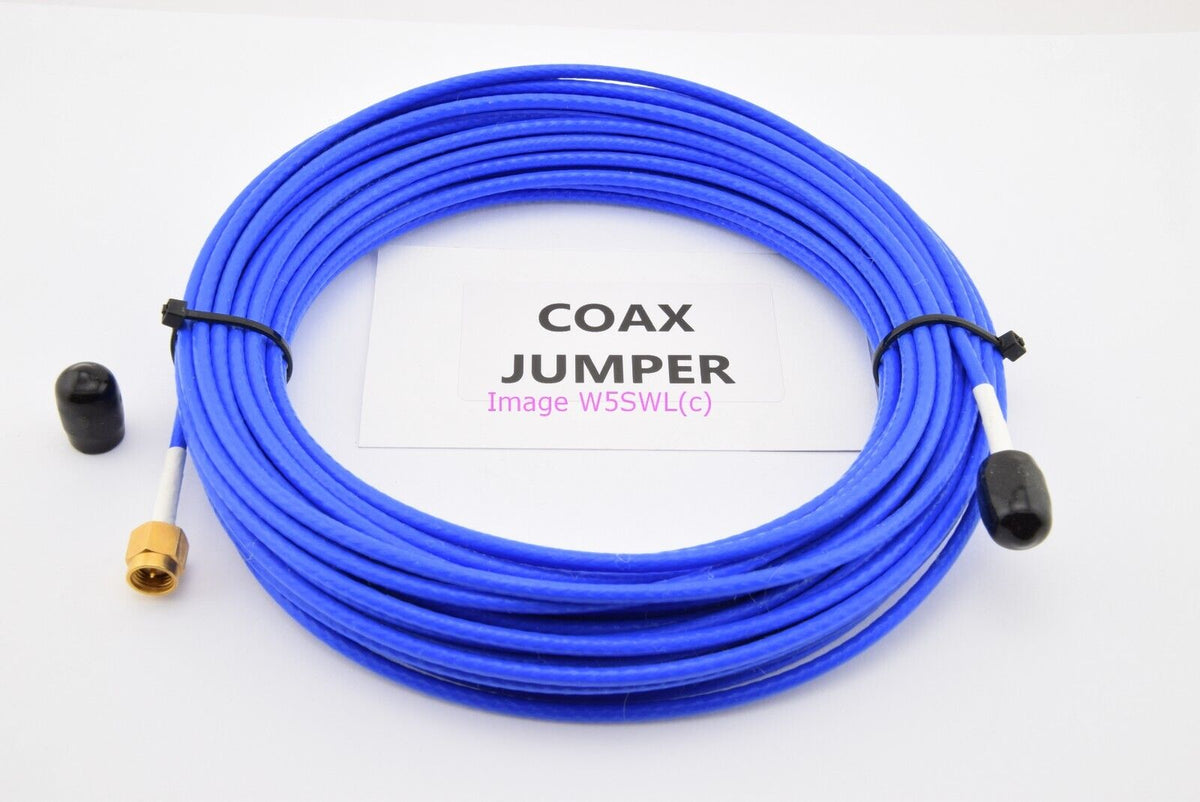 WL Gore SMA Male to SMA Male 39ft Coaxial Patch Cable Jumper - Dave's Hobby Shop by W5SWL