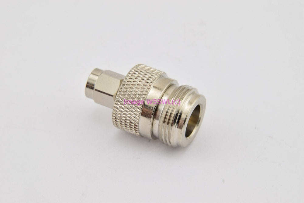 N Female to SMA Male RF Connector Adapter (bin77) - Dave's Hobby Shop by W5SWL