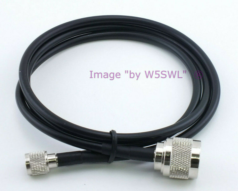 N Male to Mini-UHF Male 3ft RG58 Radio Test Jumper Patch Coax Cable - Dave's Hobby Shop by W5SWL