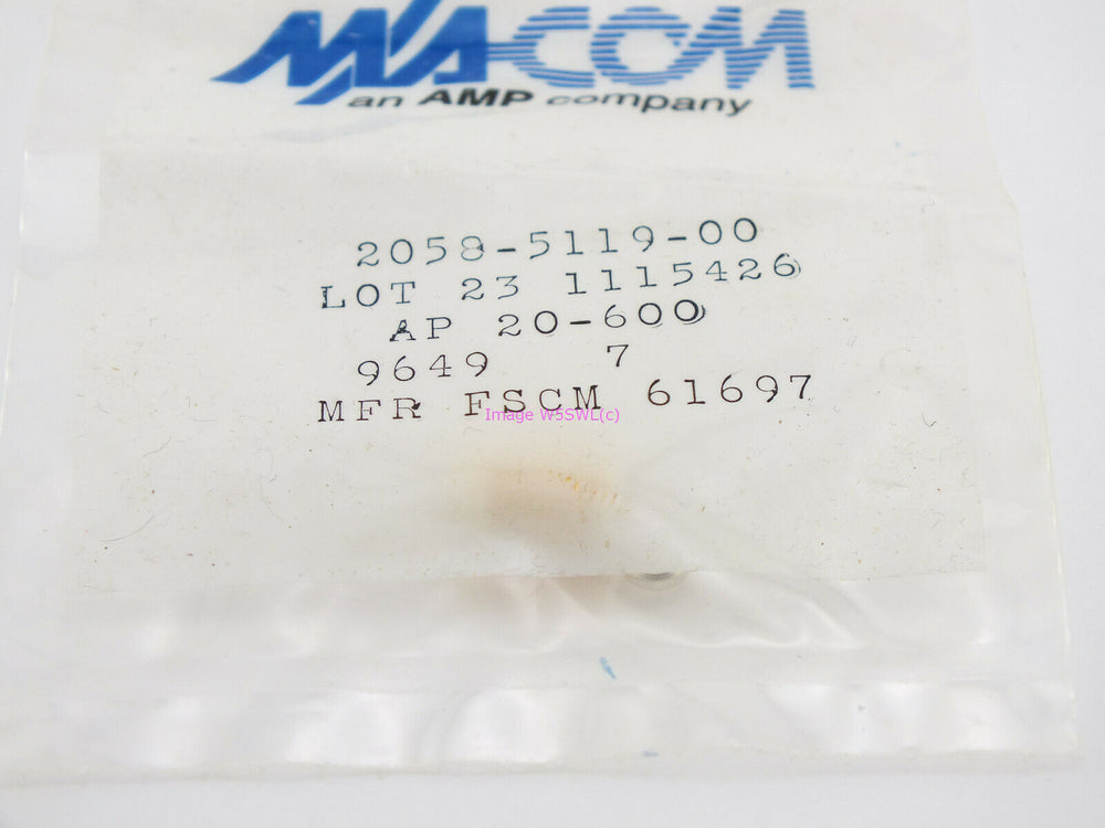 MA-Com AMP SMA Female Jack 2058-5119-00 Connector - Dave's Hobby Shop by W5SWL