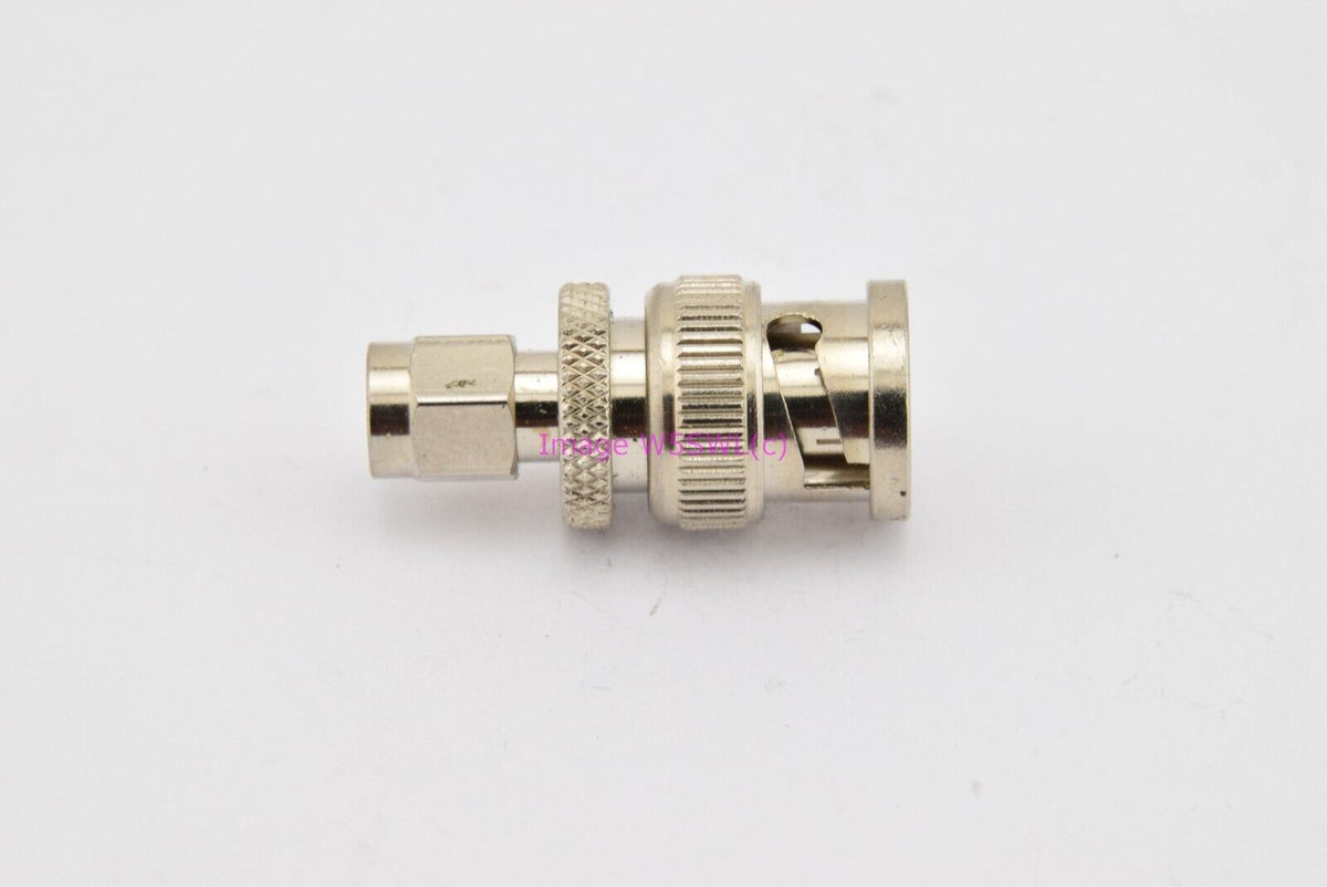 BNC Male to SMA Male RF Connector Adapter (bin86) - Dave's Hobby Shop by W5SWL