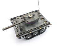 Load image into Gallery viewer, Hand Made Metal 2 Barrel Armoured Tank (bin2) - Dave&#39;s Hobby Shop by W5SWL
