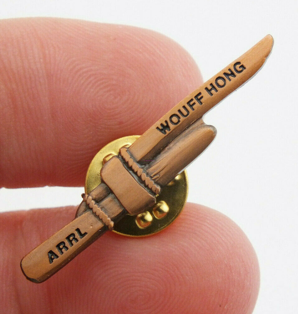 WOUFF HONG Amateur Radio Pin - Dave's Hobby Shop by W5SWL