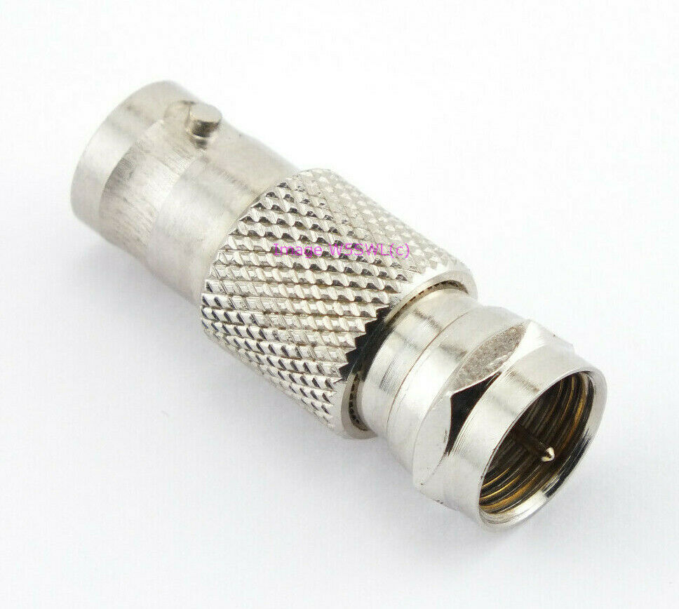 BNC Female to Type F Male Coax Connector Adapter (bin30) - Dave's Hobby Shop by W5SWL