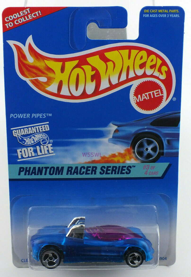Hot Wheels 1996 Phantom Racer Series #3 Power Pipes - FROM DEALERS CASE - Dave's Hobby Shop by W5SWL