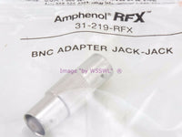 Load image into Gallery viewer, Amphenol 31-219-RFX BNC Female to BNC Female Coupler 50 Ohm NEW - Dave&#39;s Hobby Shop by W5SWL
