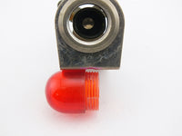 Load image into Gallery viewer, Panel Mount Red Lamp Holder Assembly - Screw On Lens - Fits 1819 Bulb - Dave&#39;s Hobby Shop by W5SWL
