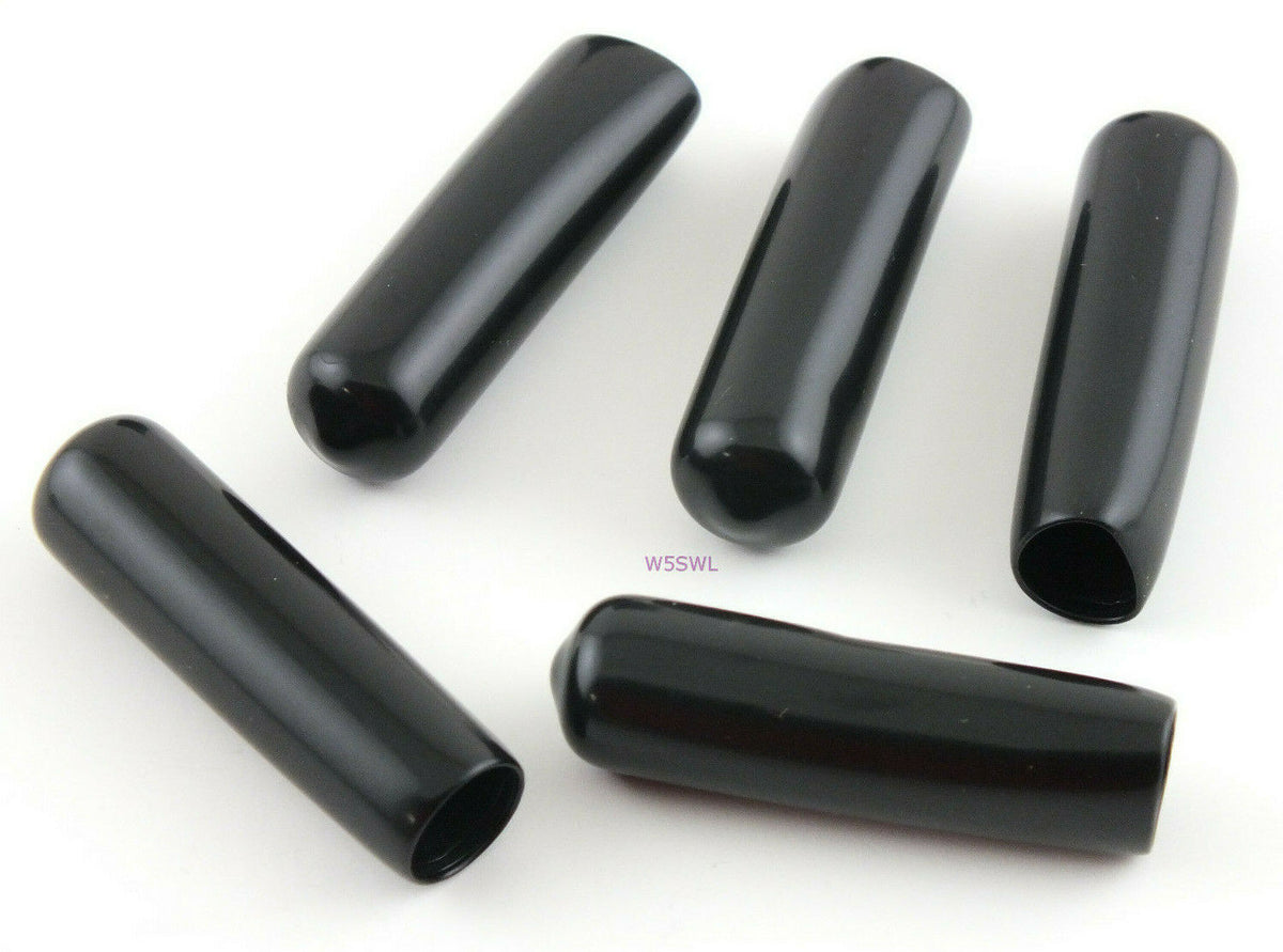 Antenna Tubing Flexible Vinyl 3/8"-7/16" ID Caps Black 1-1/2 Long 5PK - Dave's Hobby Shop by W5SWL