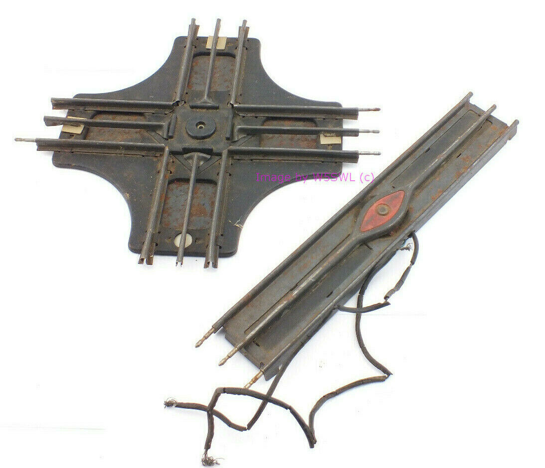 Lionel Remote Control Track Section and 90 Deg Crossing - Dave's Hobby Shop by W5SWL