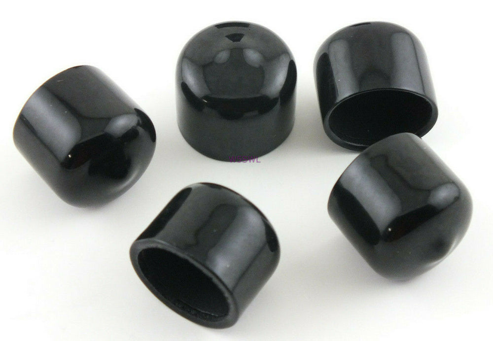 Antenna Tubing Flexible Vinyl 5/8-11/16" ID Caps Black 1/2" Long 5PK - Dave's Hobby Shop by W5SWL