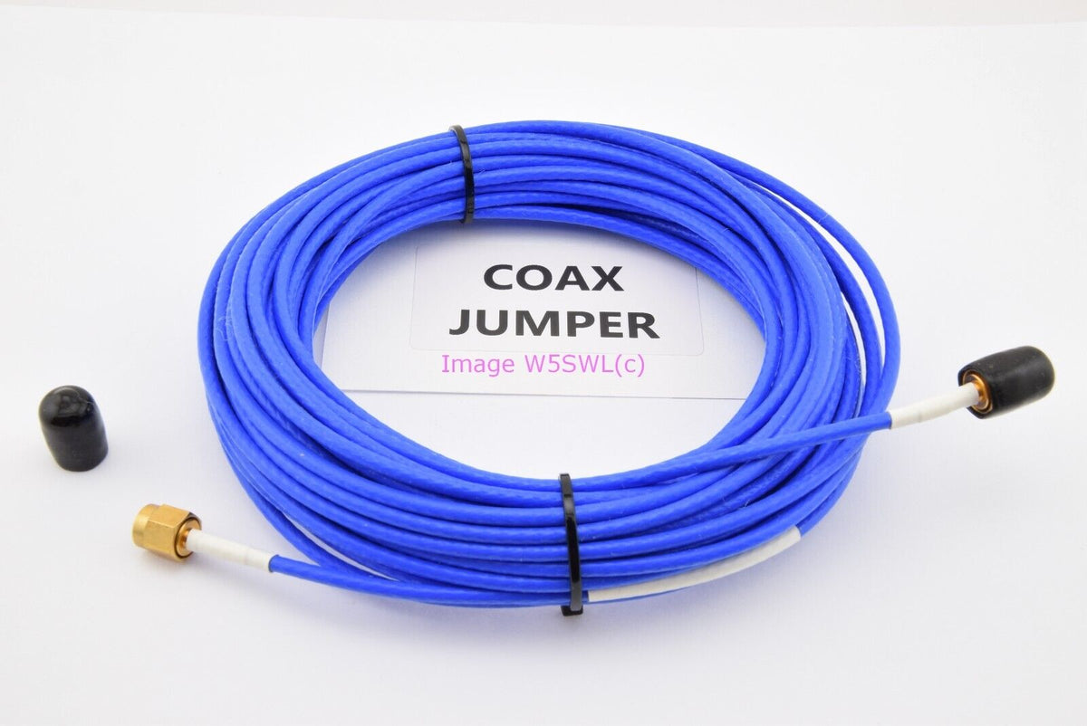 WL Gore SMA Male to SMA Male 33.5ft Coaxial Patch Cable Jumper - Dave's Hobby Shop by W5SWL