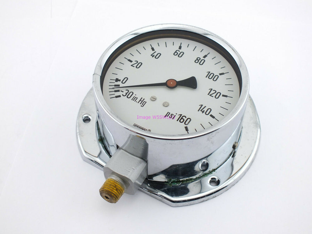 WIKA 213.40 30-0-160 PSI 4" 1/4NPT/LM Rear Flange Gauge - Dave's Hobby Shop by W5SWL