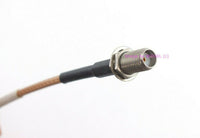 Load image into Gallery viewer, Thermax SMA Bulkhead Female Jumper 22&quot; 12814 MIL-C 17 - Dave&#39;s Hobby Shop by W5SWL
