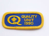 Load image into Gallery viewer, Boy Scouts Of America BSA Quality Unit 1990 Patch Unused in Excellent Shape - Dave&#39;s Hobby Shop by W5SWL
