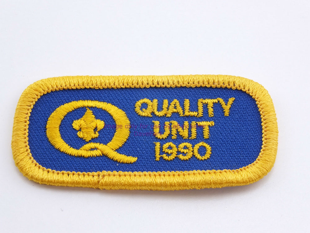 Boy Scouts Of America BSA Quality Unit 1990 Patch Unused in Excellent Shape - Dave's Hobby Shop by W5SWL