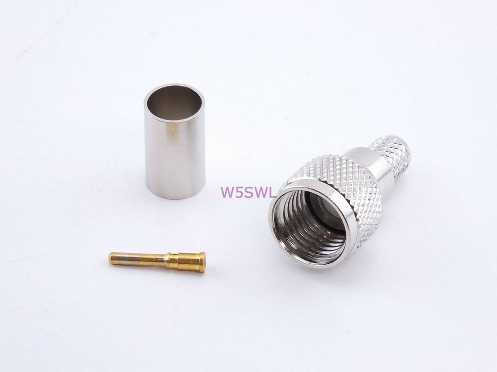 AUTOTEK OPEK MINI-UHF Male RG-8X Crimp Connector 2-PACK - Dave's Hobby Shop by W5SWL
