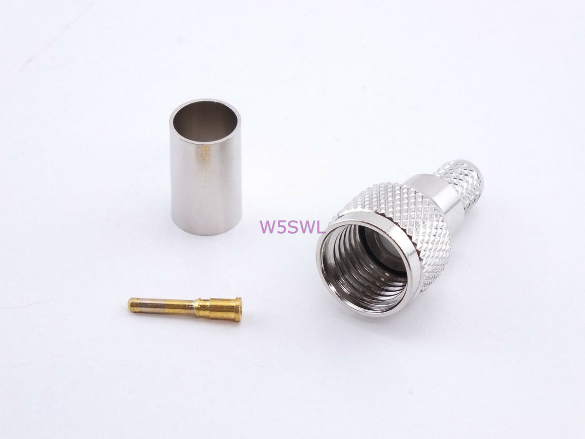 AUTOTEK OPEK MINI-UHF Male RG-8X Crimp Connector 2-PACK - Dave's Hobby Shop by W5SWL