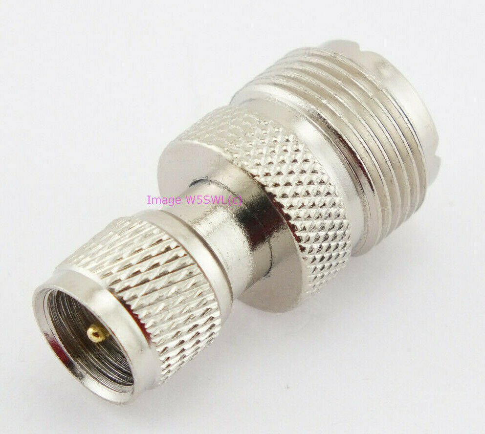 Workman 40-7610 Mini-UHF Male to UHF Female Coax Connector Adapter - Dave's Hobby Shop by W5SWL