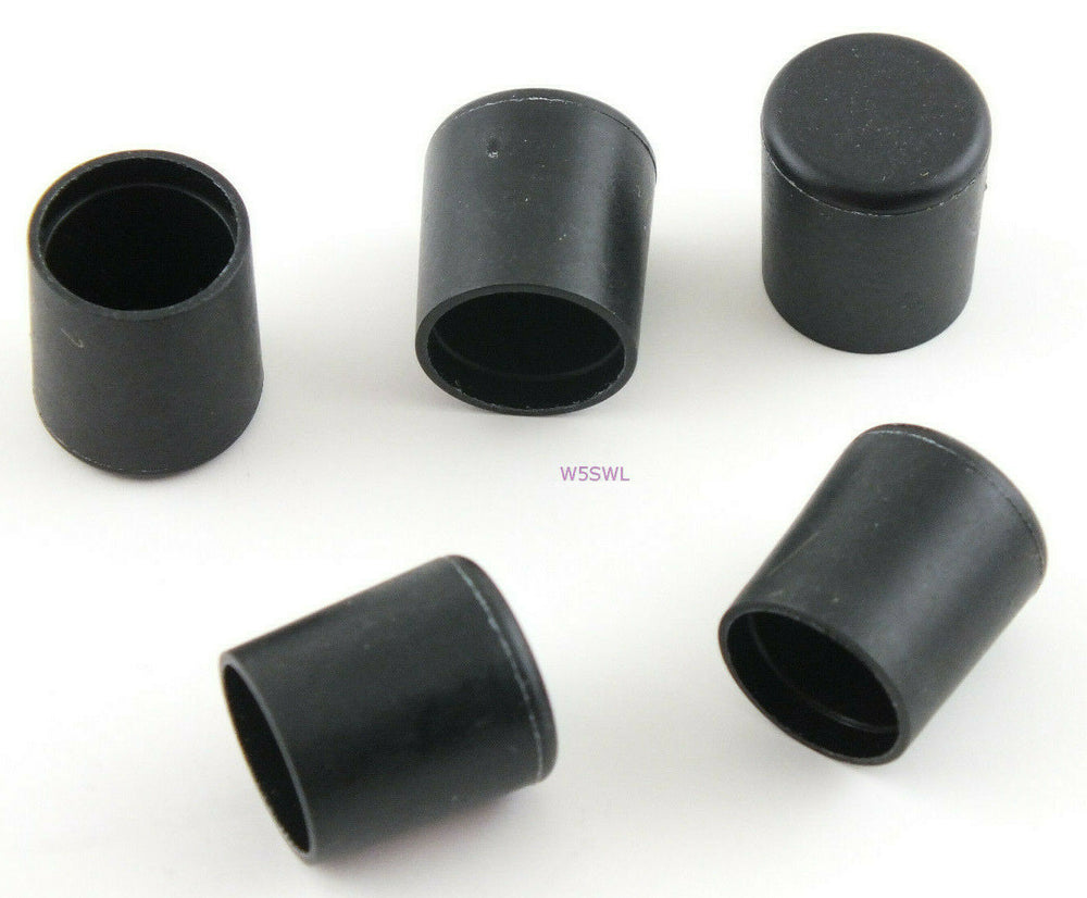 Antenna Tubing Rigid Plastic 1/2" ID Caps Black 19/32" Long 5PK - Dave's Hobby Shop by W5SWL