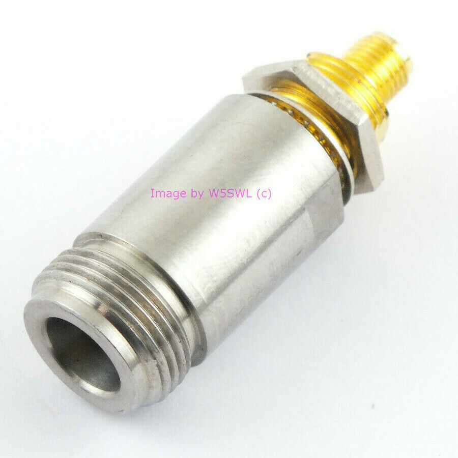 Amphenol 131-445 Replacement Test Eq Connector N - SMA Female Chassis - Dave's Hobby Shop by W5SWL