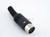 Load image into Gallery viewer, 13 Pin Din Microphone Connector Plug 180 Degree Standard - Dave&#39;s Hobby Shop by W5SWL
