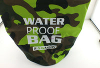 Load image into Gallery viewer, Camping Bag Hiking 2-1/2 Gallon Orange Camo Waterproof Roll Top Rip Stop - Dave&#39;s Hobby Shop by W5SWL
