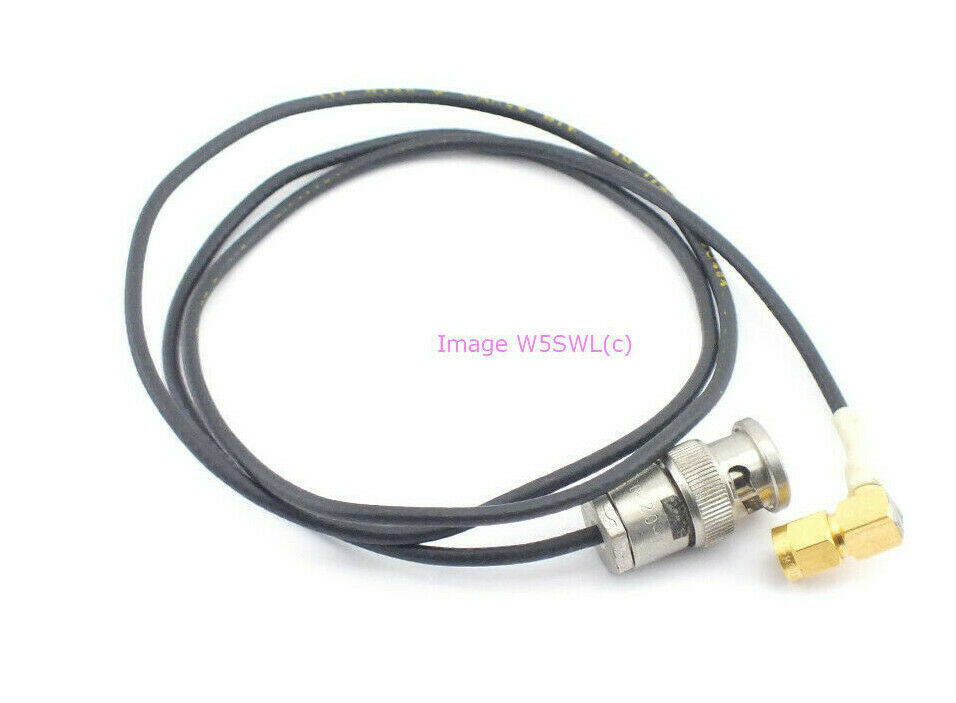ITT Wire 32" RG-174 SMA Right Angle Male to BNC Male Coax Jumper Patch Cable - Dave's Hobby Shop by W5SWL