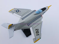 Load image into Gallery viewer, F9F-8 Cougar Airplane Wood Display Model - New - Dave&#39;s Hobby Shop by W5SWL
