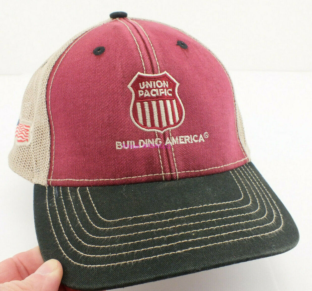 Union Pacific Building America Cap - Dave's Hobby Shop by W5SWL