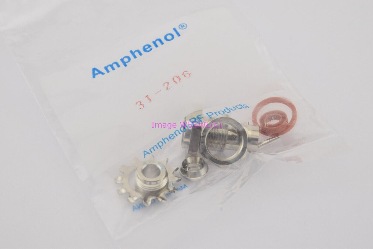 Amphenol 31-206 BNC Female Chassis Panel Mount fits RG-58 LMR-195 Others - Dave's Hobby Shop by W5SWL
