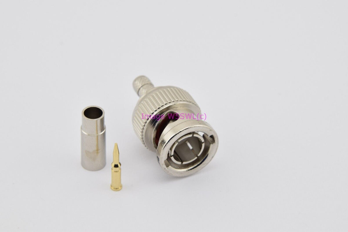 BNC Male Coax Crimp On Connector RG-179 75 Ohm 3 GHz - Dave's Hobby Shop by W5SWL