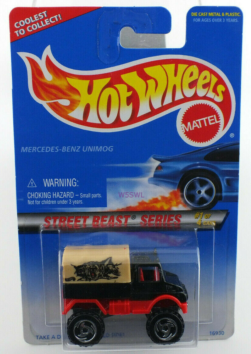 Hot Wheels 1996 Street Beast Series #1 Unimog - MINT CAR FROM DEALERS CASE - Dave's Hobby Shop by W5SWL