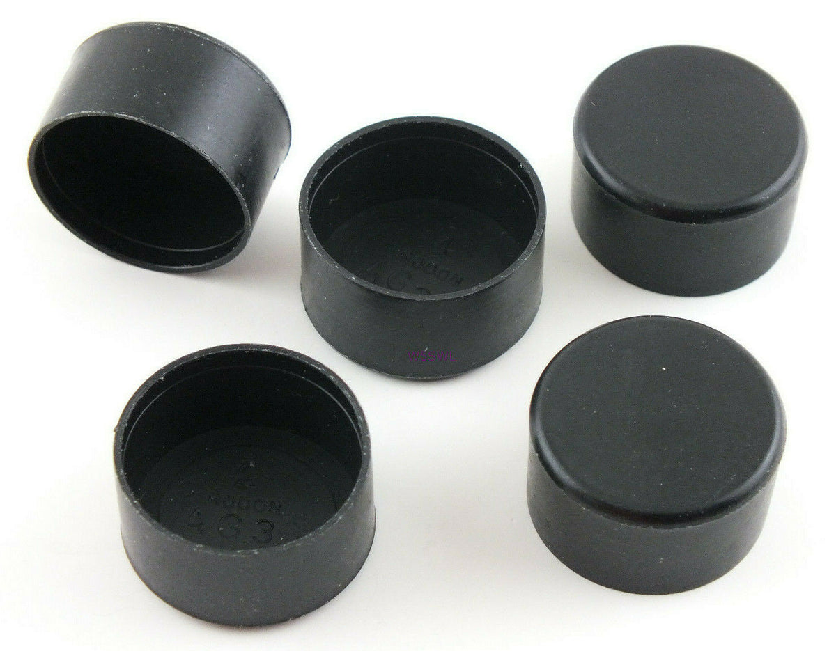 Antenna Tubing Rigid Plastic 1-1/8" ID Caps Black 19/32" Long 5PK - Dave's Hobby Shop by W5SWL